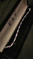 Amethyst silver bracelet for sale  Apple Valley