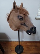 BoJack Horseman cosplay látex cabeça de cavalo máscara engraçada fantasia de Halloween comprar usado BoJack Horseman cosplay látex cabeça de cavalo máscara engraçada fantasia de Halloween comprar usado  Enviando para Brazil