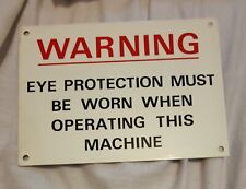 Warning sign eye for sale  ROCHESTER