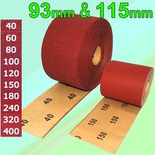 Schleifpapierrollen 93mm 115mm gebraucht kaufen  Kiel
