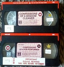 Confessions films window for sale  UK