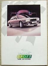 Folleto de venta de autos Jaguar Sport XJR 4,0 litros c1989 segunda mano  Embacar hacia Mexico