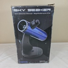 Telescópio Carson SkySeeker 15x-37,5x refletor newtoniano iniciante com universal comprar usado  Enviando para Brazil