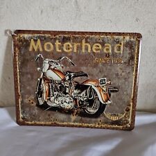 Plaque metal motorhead d'occasion  Ligueil