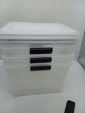 Pojemniki plastikowe 3szt rozm 28x38x24, używany na sprzedaż  PL
