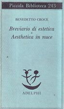 Breviario estetica aesthetica usato  Bastia Umbra