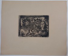 Aleister crowley etching usato  Civitanova Marche