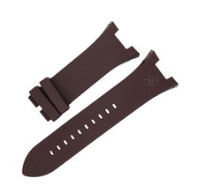NOVO marrom de borracha de silicone Diver Watch Strap Band para Armani Exchange comprar usado  Enviando para Brazil