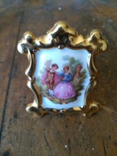 Tableau miniature porcelaine d'occasion  Les Mureaux