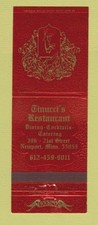 Copertina matchbook tinucci usato  Spedire a Italy
