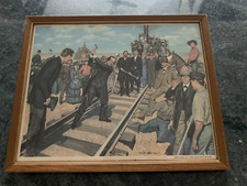 Vintage railroad print for sale  Mckinney