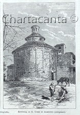 1880 incisione rotonda usato  Vittuone