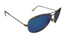 Óculos de sol Ray-Ban RB-3362 cockpit aviador azul lente espelhada, 112/17-50 -14 comprar usado  Enviando para Brazil