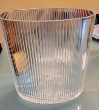 Cesto de lixo acrílico Creative Bath Products com nervuras Lucite comprar usado  Enviando para Brazil
