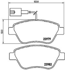 Brembo p23108 kit usato  Casapesenna