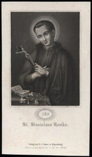 santino incisione 1800 S.STANISLAO KOSTKA DI POLONIA na sprzedaż  Wysyłka do Poland