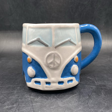 Caneca xícara de café Volkswagen VW Classic Van Bus azul branca comprar usado  Enviando para Brazil