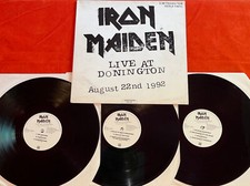 IRON MAIDEN Live At Donington 1993 UK ORIGINAL 1st PRESS 3x VINYL LP LOW NUMBER comprar usado  Enviando para Brazil
