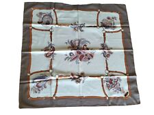 Foulard vintage beige usato  Faenza