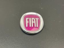 12 13 14 15 16 17 Fiat 500 tampa traseira do porta-malas cromado emblema vermelho logotipo OEM #22 comprar usado  Enviando para Brazil