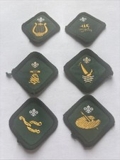 Six scout badges. for sale  BLYTH