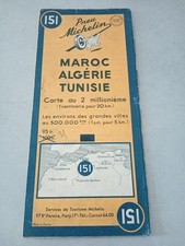 1952 carte routière d'occasion  Lanester