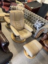 Ekornes stressless beige for sale  CREWE