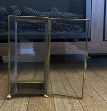 Vitrina vintage para joyas y objetos de colección caja de cristal transparente segunda mano  Embacar hacia Mexico