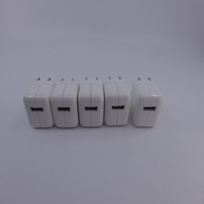 Lote de 5 carregadores de parede USB individuais Apple 10W A1357 adaptadores de energia fabricante de equipamento original comprar usado  Enviando para Brazil