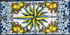 Pannello decorato mano usato  Vietri sul Mare