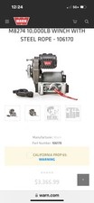 Warm m8274 000 for sale  Magnolia