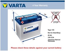Battery fits toyota for sale  UK
