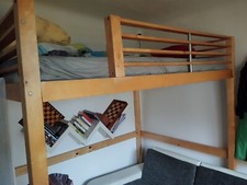 Hochbett holz 140 gebraucht kaufen  Hamburg