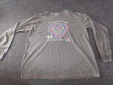 Camisa masculina Comfort Colors 2XL XXL cinza gravidez bebês manga longa gráfico comprar usado  Enviando para Brazil