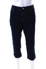 Jeans skinny Michael Kors feminino azul lavagem escura cintura média cropped tamanho 8 comprar usado  Enviando para Brazil
