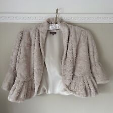 Cream fake fur for sale  STOCKPORT