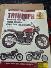 Haynes motorcycle manual for sale  DERBY