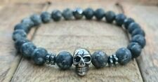 Totenkopf armband 8mm gebraucht kaufen  Rheinbach