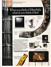 Mitsubishi television print for sale  Tucson