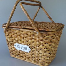 vintage basket french picnic for sale vintage basket french picnic for sale West Palm Beach