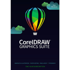 Corel - DRAW Graphics Suite (roczna subskrypcja) - Mac OS, Windows na sprzedaż  Wysyłka do Poland