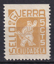 SCW rótulo local republicano Ciudadela (Baleares) Edifil 23 SELLO DE GUERRA MNH MUITO BOM ESTADO comprar usado  Enviando para Brazil