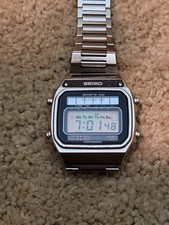 Vintage LCD Relógio Digital Seiko A156-5040 Solar (por favor, leia desc.!) comprar usado  Enviando para Brazil