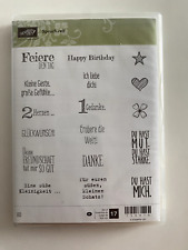 Stampin stempelset spruch gebraucht kaufen  Friedrichsdorf