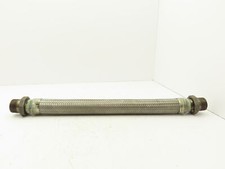 Mangueira flexível trançada de aço inoxidável Hydra 1-1/2" x 27" longa 1-1/2" NPT extremidades macho comprar usado  Enviando para Brazil