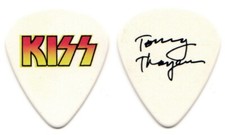Usado, Escolha de guitarra KISS: 2008 Alive 35 Tour Tommy Thayer logotipo amarelo laranja comprar usado  Enviando para Brazil