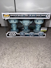 Funko Pop! Star Wars Anakin Skywalker/Yoda/Obi-Wan Kenobi pacote com 3 GITD Amazon comprar usado  Enviando para Brazil