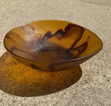 Designs de dinossauro feito à mão concha de tartaruga resina âmbar vaso de fluxo médio salada tigela comprar usado  Enviando para Brazil