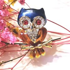 Broche vintage hibou d'occasion  Le Luc