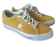 Converse scamosciate gialle usato  Genova
